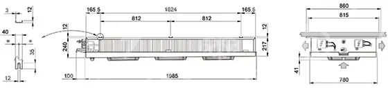 výparník ECO - Luvata GDE313E4, 8,2 (dT 8 st., R404a) bez odtávání